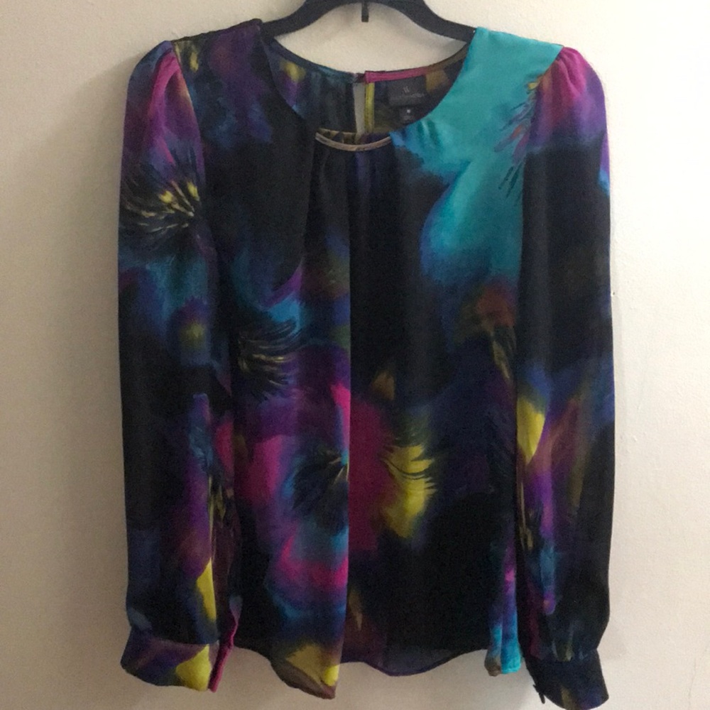 Floral sheer top